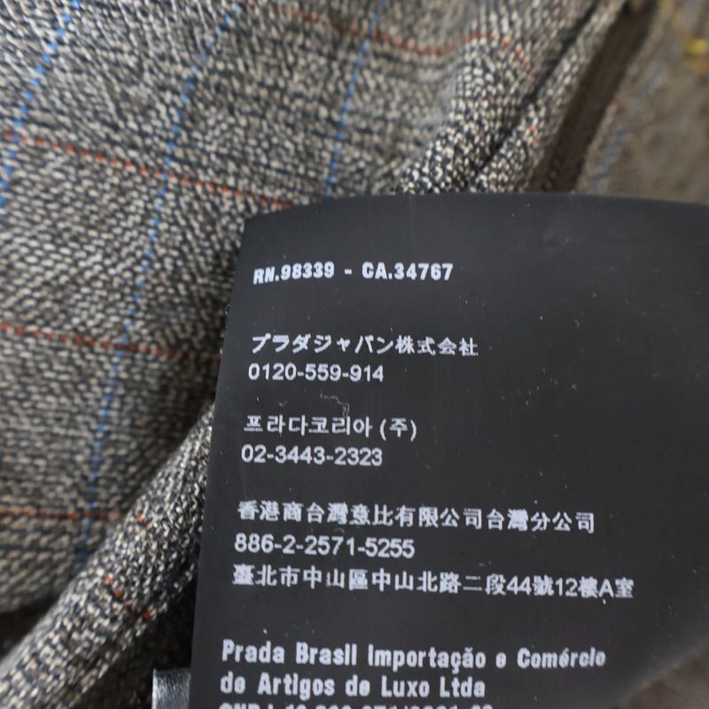 Prada 16AW Race UP Side Zip Shirt Sgn297 S162 Ribbon Sailor Jacket Gray