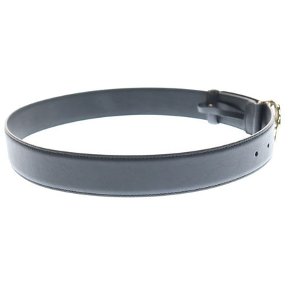 Gucci GG Interlocking Leather Belt Black 370543