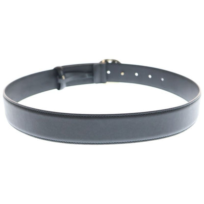 Gucci GG Interlocking Leather Belt Black 370543