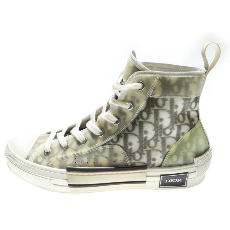 DIOR B23 Sneaker Obscure All-print High-cut Sneakers White