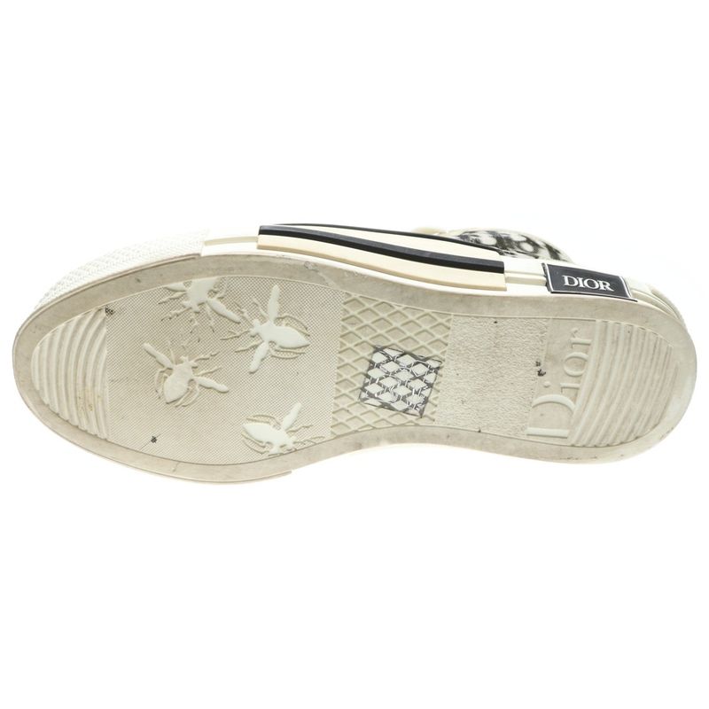 DIOR B23 Sneaker Obscure All-print High-cut Sneakers White
