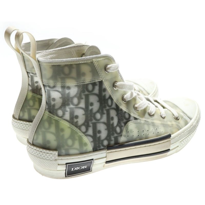 DIOR B23 Sneaker Obscure All-print High-cut Sneakers White