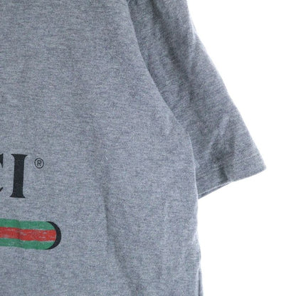 Gucci X Disney Oversized Front Logo Print Crew Neck Short Sleeve T-shirt Cut