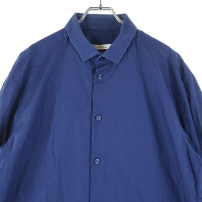 Versace 0-pocket Long Sleeve Cotton Shirt Blue