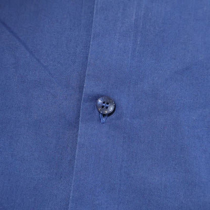 Versace 0-pocket Long Sleeve Cotton Shirt Blue