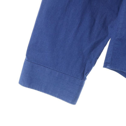 Versace 0-pocket Long Sleeve Cotton Shirt Blue