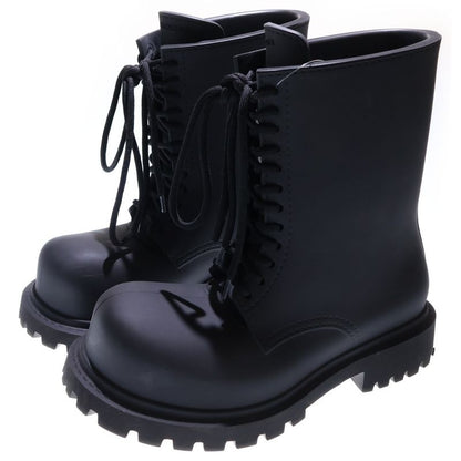 Balenciaga 23AW Steroid Boots Steroid Lace-up Long Boots Black 717807