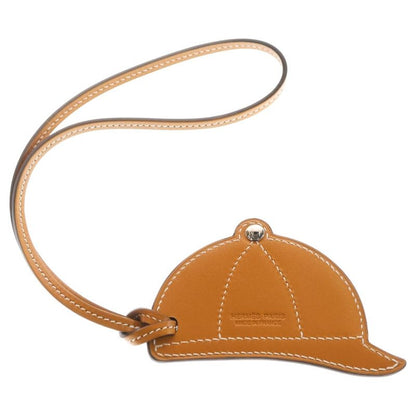 Hermes Paddock Bombay Bag Charm Brown×yellow×pink Leather