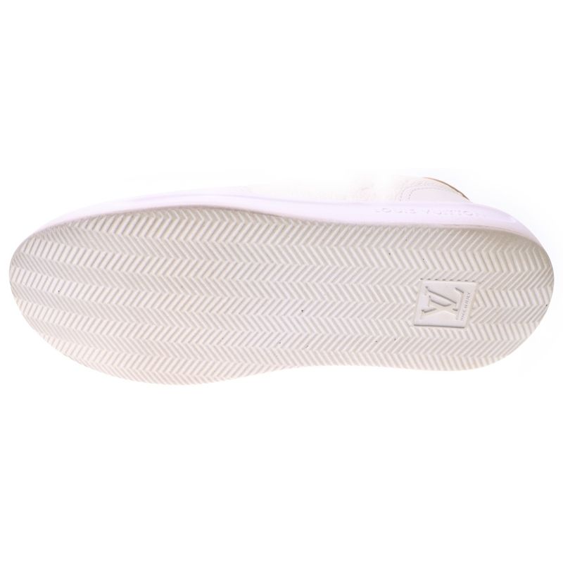 Louis Vuitton Beverly Hills Line Low Cut Leather Sneakers 1a8v3m White