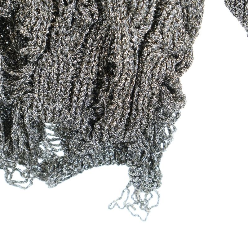 Balenciaga LAME Destroyed Turtleneck KNIT Lame Destroyed Turtleneck Knit