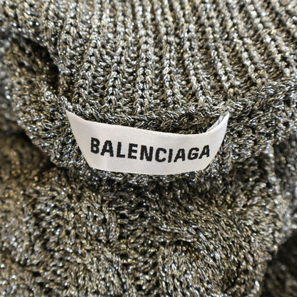 Balenciaga LAME Destroyed Turtleneck KNIT Lame Destroyed Turtleneck Knit