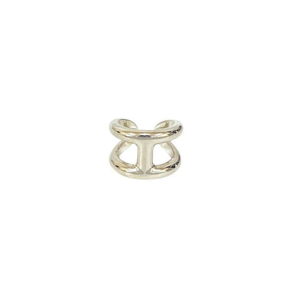 Hermes Osmose GM Silver 925 Ring No 17 Accessories
