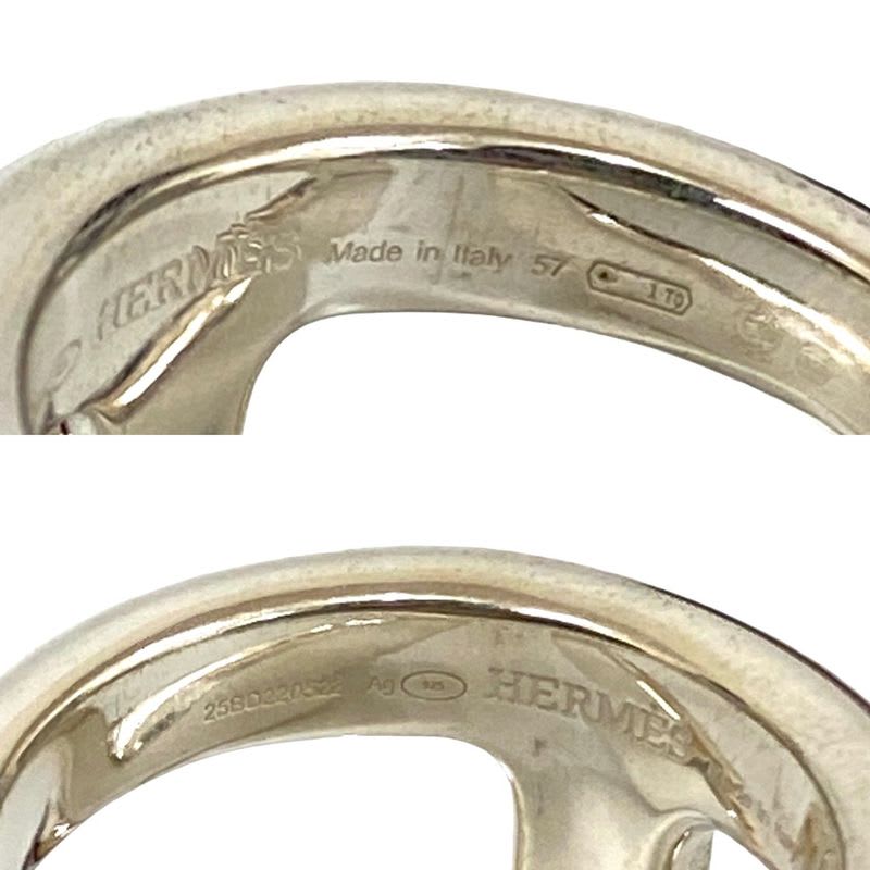 Hermes Osmose GM Silver 925 Ring No 17 Accessories