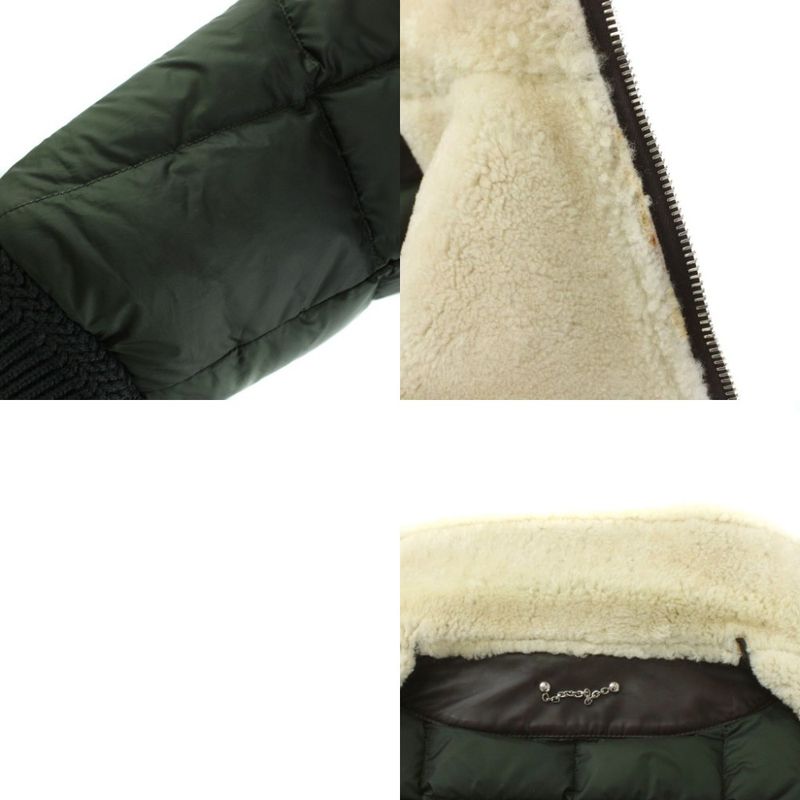 Louis Vuitton Down Jacket Blouson Outerwear Sheepskin Leather Mouton Cut