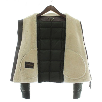 Louis Vuitton Down Jacket Blouson Outerwear Sheepskin Leather Mouton Cut