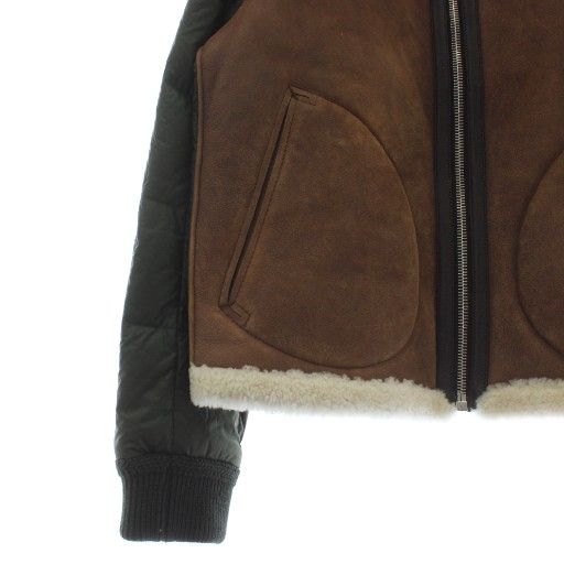 Louis Vuitton Down Jacket Blouson Outerwear Sheepskin Leather Mouton Cut