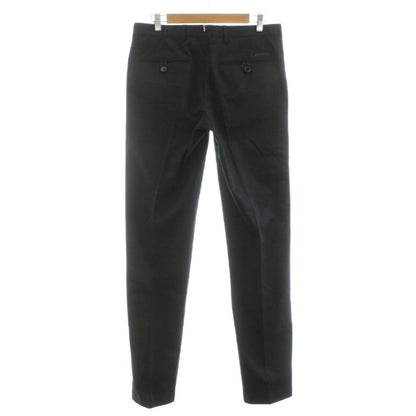 Prada Slacks Pants Zip Fly 46 Black Spe15r112g73 KU