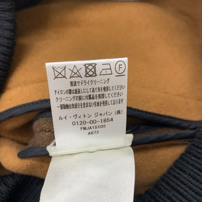 Louis Vuitton Monogram Outer Wool Jacquard Bomber Jacket Blouson Brown