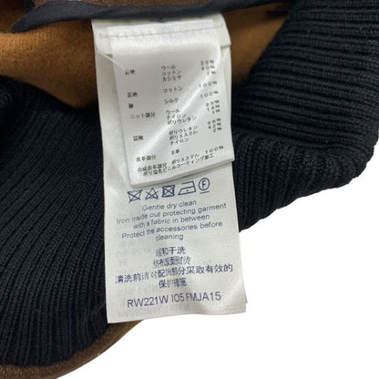 Louis Vuitton Monogram Outer Wool Jacquard Bomber Jacket Blouson Brown