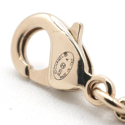 Chanel Necklace Pendant Choker Gold Coco Mark Logo Rhinestone