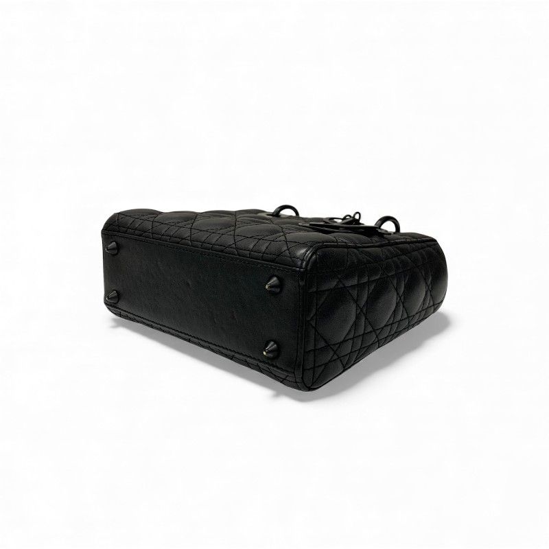 Christian DIOR Bag Shoulder Bag Black Lady Dior My Abcdior Small Cannage Ultra