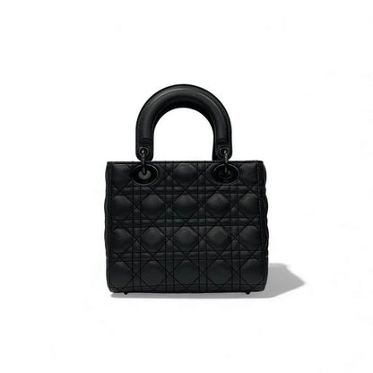 Christian DIOR Bag Shoulder Bag Black Lady Dior My Abcdior Small Cannage Ultra