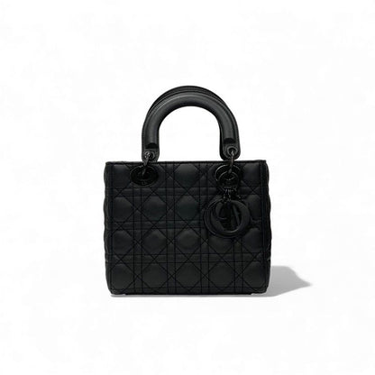 Christian DIOR Bag Shoulder Bag Black Lady Dior My Abcdior Small Cannage Ultra