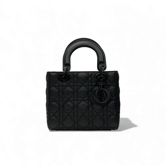 Christian DIOR Bag Shoulder Bag Black Lady Dior My Abcdior Small Cannage Ultra