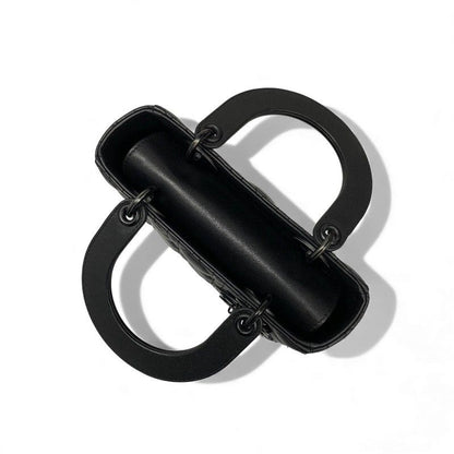 Christian DIOR Bag Shoulder Bag Black Lady Dior My Abcdior Small Cannage Ultra