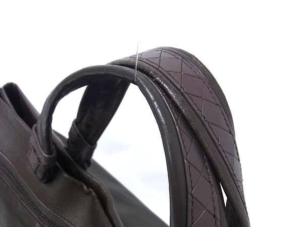 Bottega Veneta Handbag Intrecciato Scolpito - Dark Brown Leather