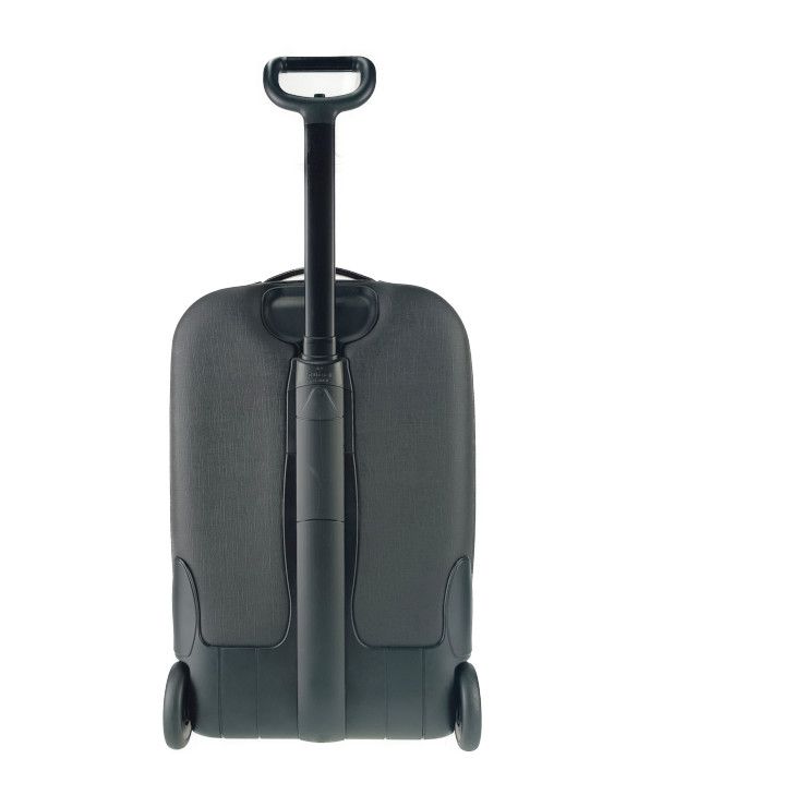 Gucci Carry Case Interlocking G Trolley 189755 Black PVC Leather Unisex Carry