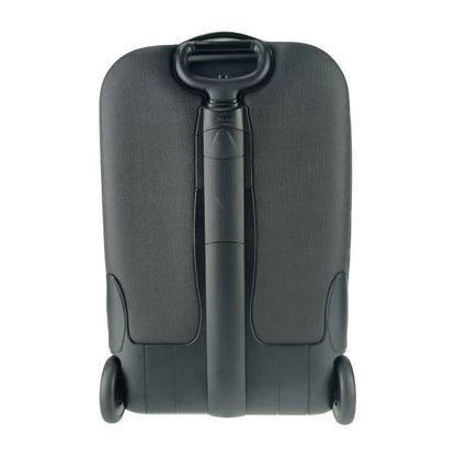Gucci Carry Case Interlocking G Trolley 189755 Black PVC Leather Unisex Carry