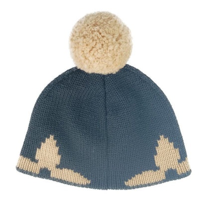 Louis Vuitton Cap Bonnet Morning Lamb Beanie M70840 Black Beige 100% Wool