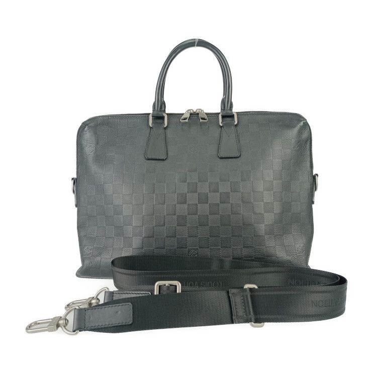 Louis Vuitton Business Bag PDJ Porte Documents Jules N41248 Onyx Silver