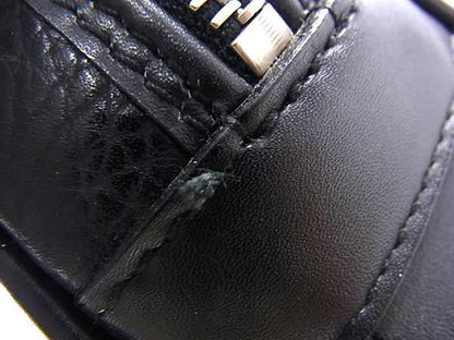 Celine Business Bag Macadam Briefcase - Black Leather Men's Vintage M09 Silver