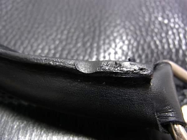 Celine Business Bag Macadam Briefcase - Black Leather Men's Vintage M09 Silver