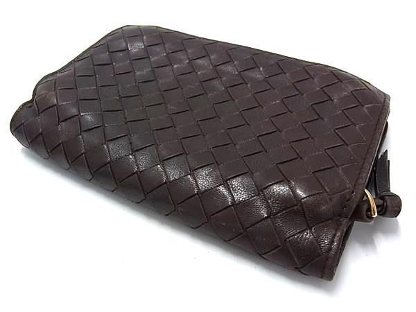 Bottega Veneta Wallet Intrecciato Bifold Wallet 121060 Brown Leather Unisex