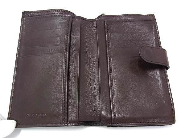 Bottega Veneta Wallet Intrecciato Bifold Wallet 121060 Brown Leather Unisex