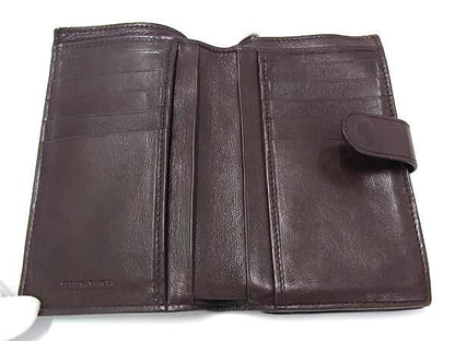 Bottega Veneta Wallet Intrecciato Bifold Wallet 121060 Brown Leather Unisex