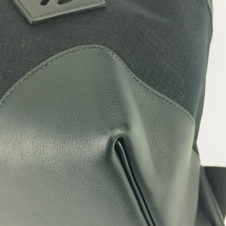 Hermes Backpack Sac A Dos All Back - Black Silver Hardware Toile Bivouac