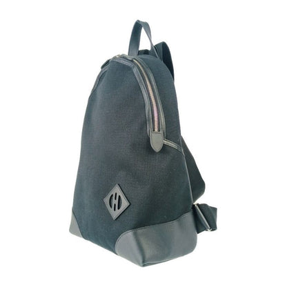 Hermes Backpack Sac A Dos All Back - Black Silver Hardware Toile Bivouac