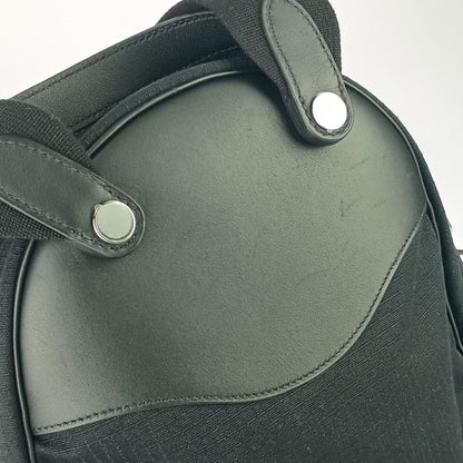 Hermes Backpack Sac A Dos All Back - Black Silver Hardware Toile Bivouac