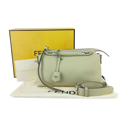 Fendi Handbag By The Way Selleria Medium 8bl155 Asu2f1gmk Sage Green Silver