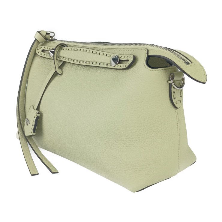 Fendi Handbag By The Way Selleria Medium 8bl155 Asu2f1gmk Sage Green Silver