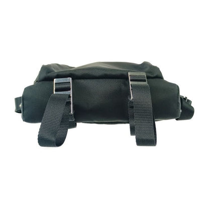 Prada Shoulder Bag Crossbody Bag 2vh043 Black Silver Hardware Nylon Leather