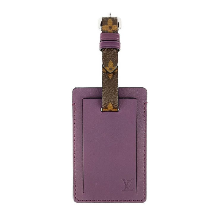 Louis Vuitton Name Tag Porte A Dos Les Ketches - Brown Purple Monogram Canvas
