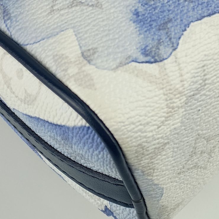 Louis Vuitton Handbag Water Color Monogram Keepall XS M45761 Blue White Silver
