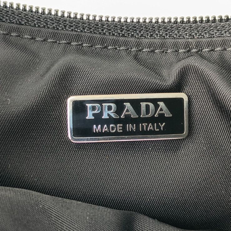 Prada Handbag Tessuto Sport Mv515 Black Nylon Ladies Mini Bag Accessory Pouch
