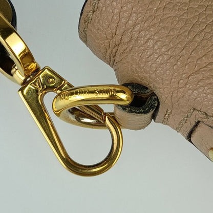 Louis Vuitton Shoulder Bag Monogram Empreinte Bagatelle M50075 Dune Gold