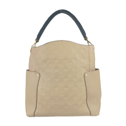 Louis Vuitton Shoulder Bag Monogram Empreinte Bagatelle M50075 Dune Gold